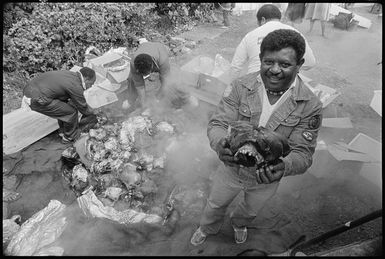 Fijian-style umu or a'lovo for Fijian Day celebrations
