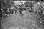 Tsembaga boys play with small spears