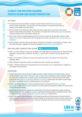 Climate and Weather Hazards: Pacific Island and Ocean Perspective