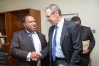 Visit of Andris Piebalgs, Member of the EC, to Papua New Guinea