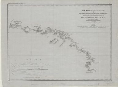 Forschungen im Innern der Insel Neuguinea : (Bericht des Fuhrers uber die wissenschaftlichen Ergebnisse der deutschen Grenzexpedition in das westliche Kaiser-Wilhelmsland 1910): Karte 3. Der Sepik (Kaiserin-Augusta-Strom) II. Der bisher unbekannte Oberlauf des Stromes... 1:100,000 ... Blatt 1 [Linen copy]