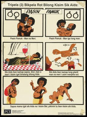 ["Causes of transmission of AIDS in Papua New Guinea: five scenes."]