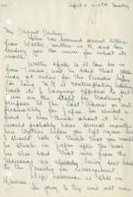 Letter from Bobby Johnston to Warren [Letter 282]