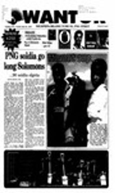 Wantok Niuspepa--Issue No. 1515 (July 24, 2003)