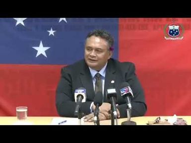 Feiloa'iga 'a le Sui Palemia Hon. Toelupe Onesemo Poumulinuku & Media - 24 OCT 2025
