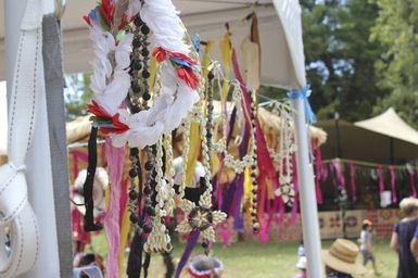 Traditional Tuvalu handicrafts, Pasifika Festival.