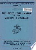The United States Marines in the Marshalls Campaign
