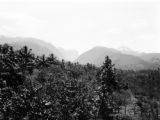 Tahiti (French Polynesia), view of mountainous landscape