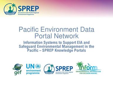Pacific Environment Data Portal Network