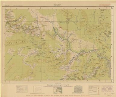 Markham, New Guinea / drawn and reproduced by L.H.Q. (Aust.) Cartographic Company