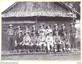 LAE, NEW GUINEA. 1944-05-20. THE OFFICER IN CHARGE AND THE PERSONNEL OF THE SUPPLY AND STORES SECTION, HEADQUARTERS NORTHERN REGION, AUSTRALIAN NEW GUINEA ADMINISTRATIVE UNIT. IDENTIFIED PERSONNEL ..