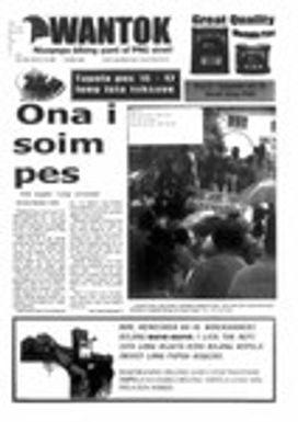 Wantok Niuspepa--Issue No. 1601 (March 24, 2005)