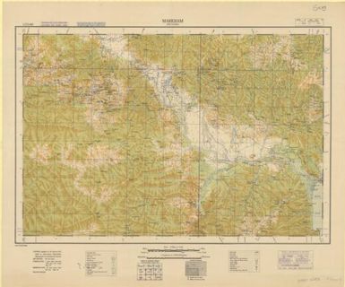 Markham, New Guinea / compilation, 1 Aust Mob Litho Sec AIF, Aust Svy Corps Sept '43 ; reproduction, 2/1 Aust Army Topo Svy Coy, Mar 44