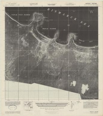 Special map, northeast New Guinea (Wewak Drome , back)