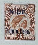 Stamp: New Zealand - Niue Three Pence