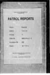 Patrol Reports. Western District, Nomad, 1971 - 1972