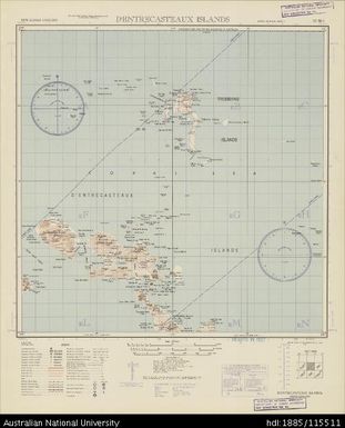 Papua New Guinea, D'Entrecasteaux Islands, Series: AMS T401, Sheet SC 56-1, 1943, 1:500 000