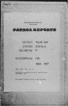 Patrol Reports. Milne Bay District, Esa'ala, 1956 - 1957