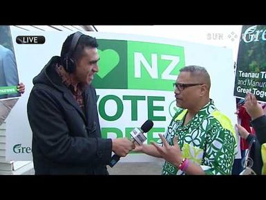 TAGATA PASIFIKA: Green Party Candidate Teanau Tuiono