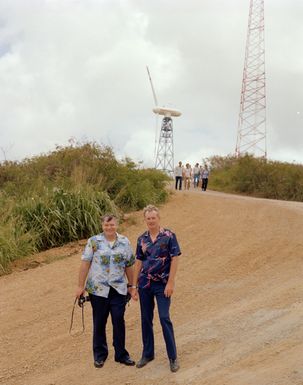 WIND TURBINE SITE DEDICATION AT KAHUKU OAHU HAWAII