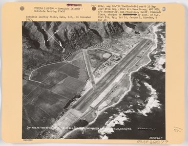 Landing Fields - Hawaii - Oahu Island