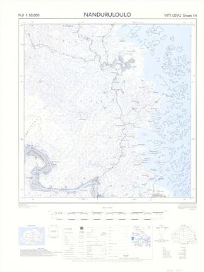 Fiji 1:50,000: Nanduruloulo (Sheet Viti Levu 14)