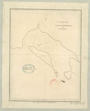 plan of Carterets harbour in S. Georges sound New-Britain, 1767 / W. Harrison fc.