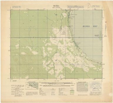 New Guinea 1:20,000 series: Nubia, ed.2, front