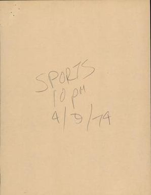 [News Script: Sports]
