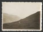 View of road running through mountain, New Zealand?