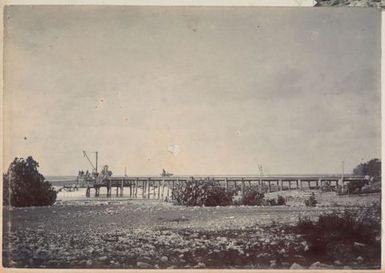 Loading at a wharf. From the album: Cook Islands