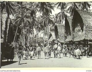 1943-02-02. NEW GUINEA. "JAP-MAN, HE GONE TAUBADA." IS NOW THE PASSWORD ALONG THE JUNGLE TRACKS OF THE PAPUAN COAST NOW, THE NATIVES KNOW BY BUSH TELEGRAPH INSTINCT, OR "MISSION TALK ENGLISH" THAT ..