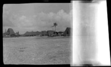 [Buildings and unidentified aircraft at U.S. Navy base]