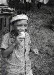 A young Caledonian boy during a feast day