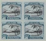 Stamps: Niue and Cook Islands Four Pence