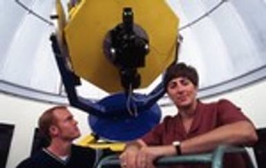 Students at the Keck Observatory in Hawaii.