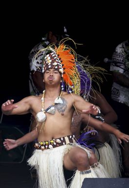 Tahitian dancer, Pasifika Festival.