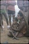 Maternal and child health clinic, parents and children waiting