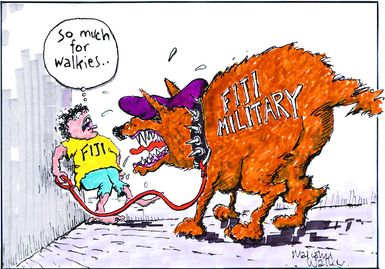 Fiji "So much for walkies..." Fiji Military. Sunday News, 15 June 2007