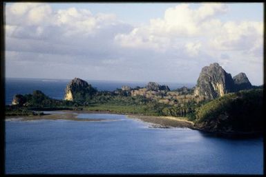 Limestone outcrops