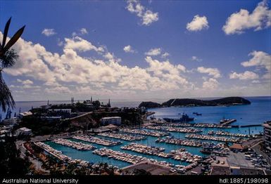 New Caledonia - Nouméa city view, including harbour