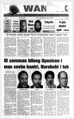 Wantok Niuspepa--Issue No. 1299 (May 20, 1999)