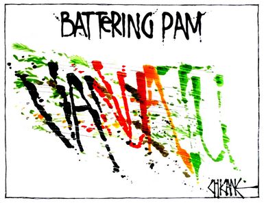 Winter, Mark, 1958- :Battering Pam. 16 March 2015