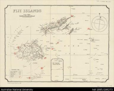 Fiji, Fiji Islands, Historical, 1927, 1:253 440