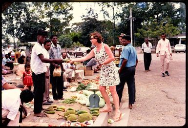 The market at Ba, Fiji, 1971