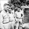 Five soldiers of Company K. 164th Infantry in New Caledonia, 1942
