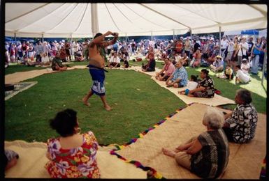 Samoan kava ceremony at the Pasifika Festival, Western Springs