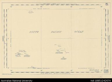 Papua New Guinea, New Guinea and Papua, Base Compilation, Base Compilation Series, Sheet E.b., 1953, 1:600 000