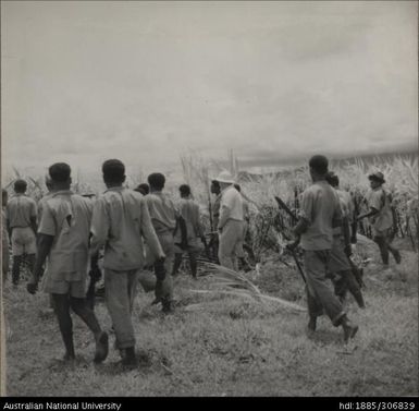 Officers instructing Farmers