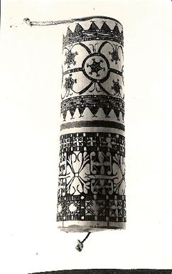 Photo of carved wooden object (168-84)